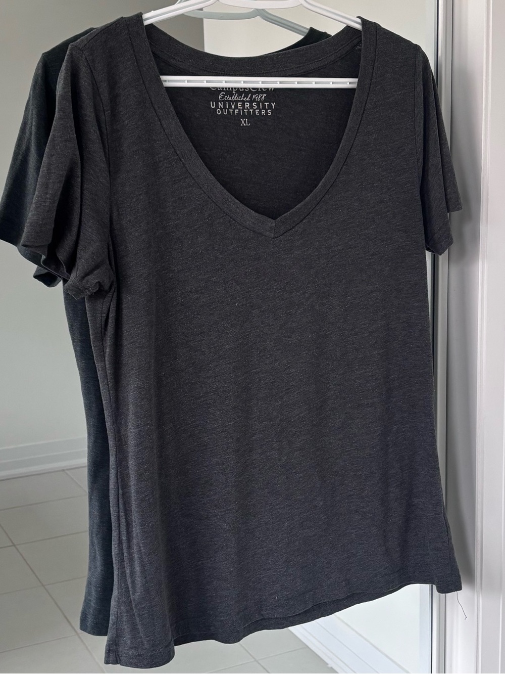 Campus Crew Classic Black V-Neck Tee